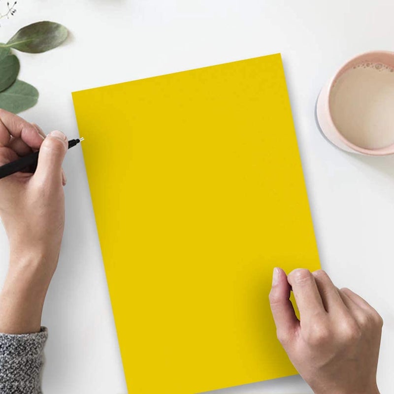 JAM PAPER Legal Colored 24lb Paper - 90 GSM - 8.5 x 14 - Yellow Recycled - 100 Sheets/Pack - Image 3